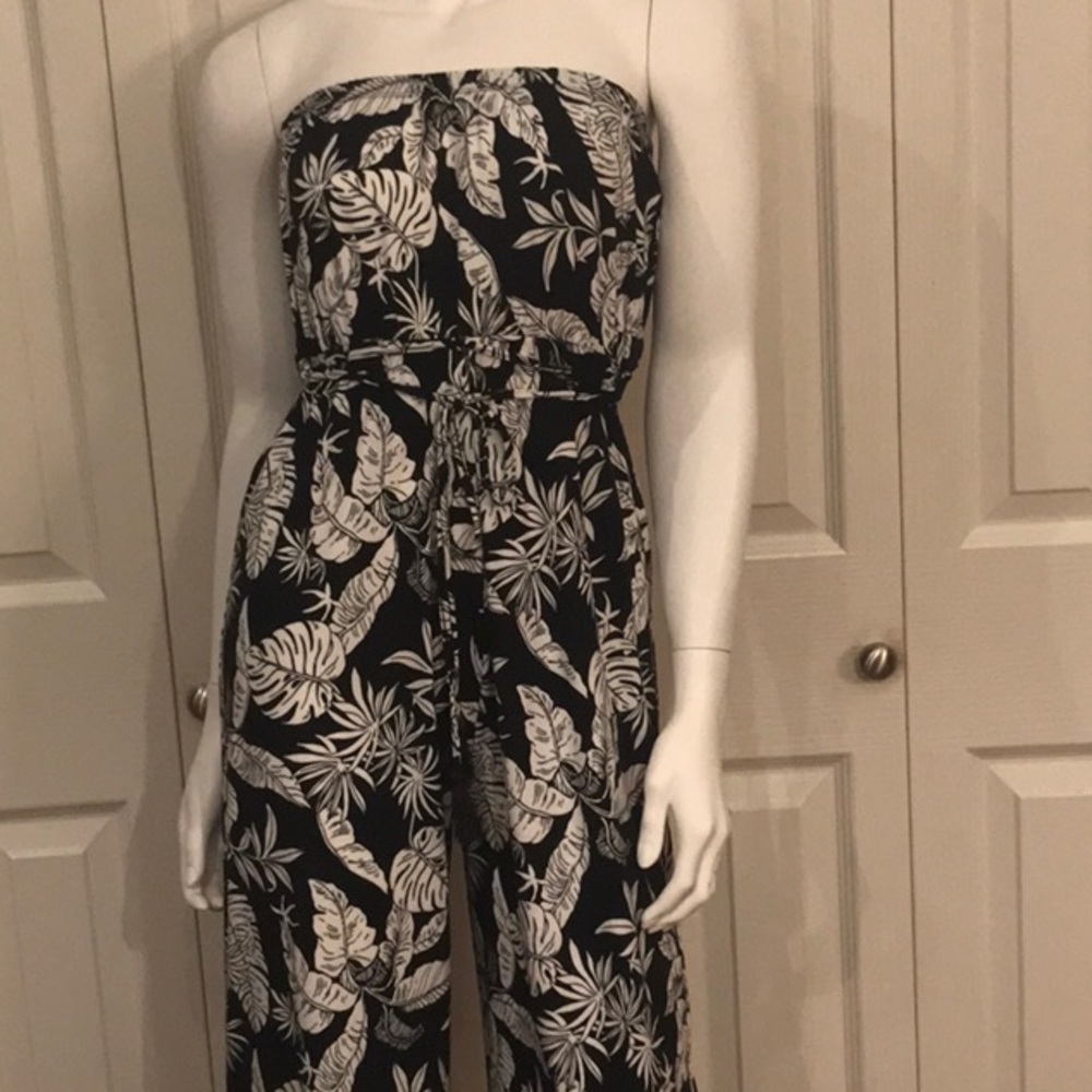 Strapless Romper Pant